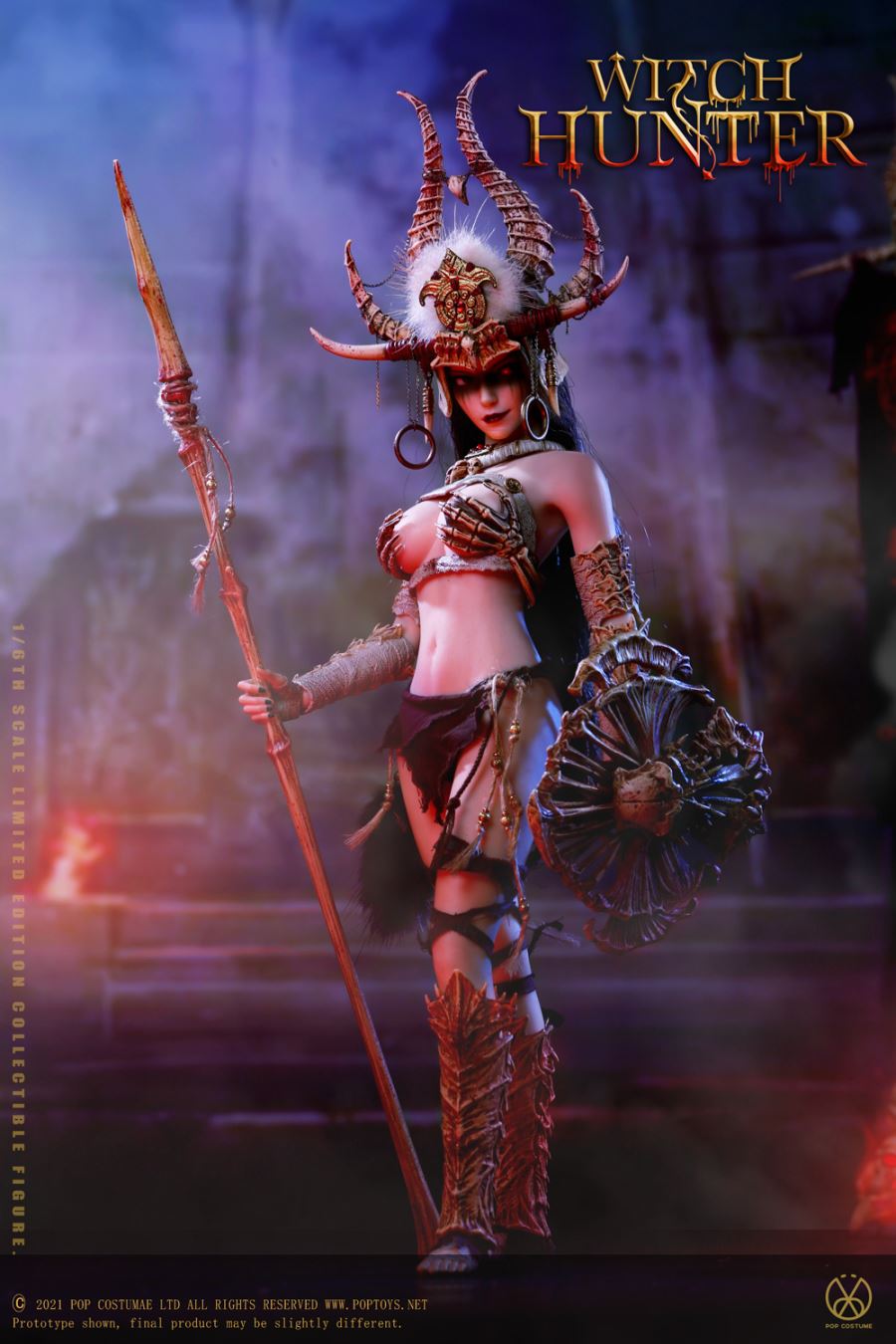 WH002 Bloody Shaman Aphaia Black Shaman 1/6