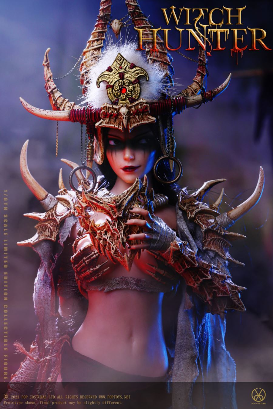 WH002 Bloody Shaman Aphaia Black Shaman 1/6