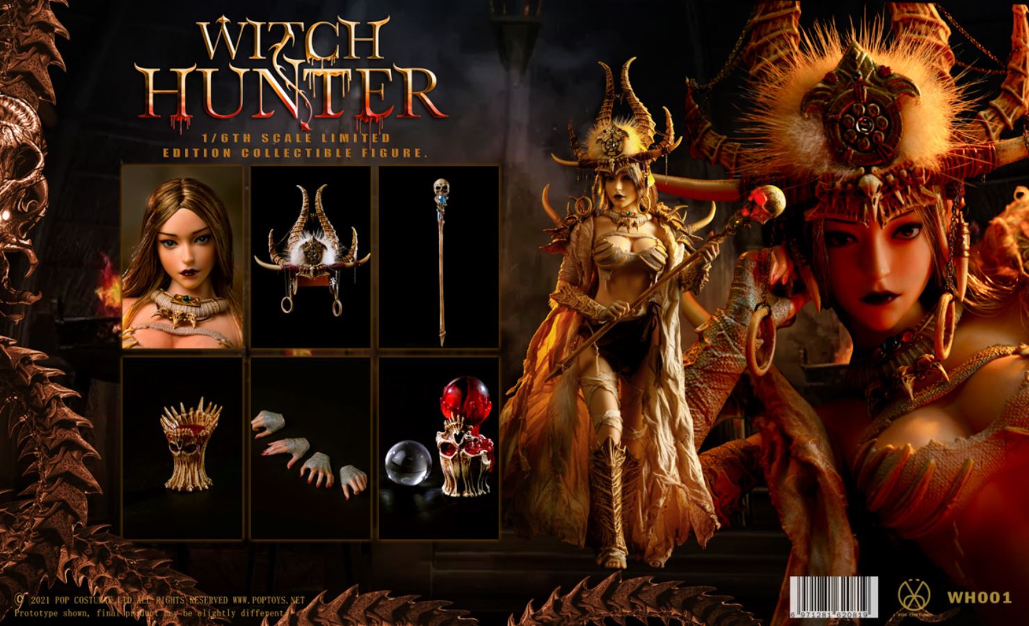 WH002 Bloody Shaman Aphaia Black Shaman 1/6