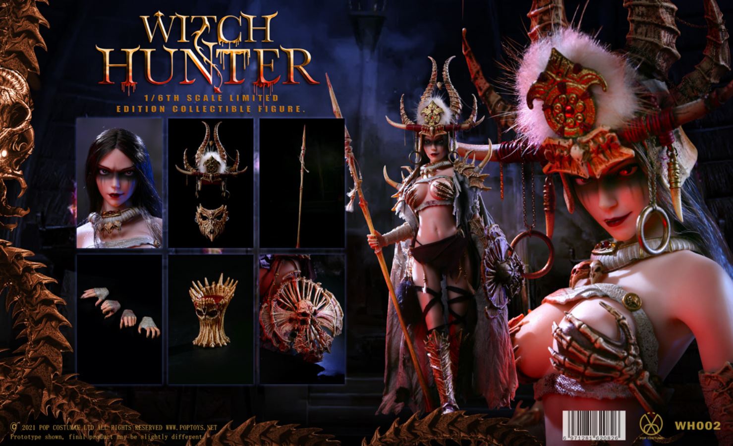 WH002 Bloody Shaman Aphaia Black Shaman 1/6