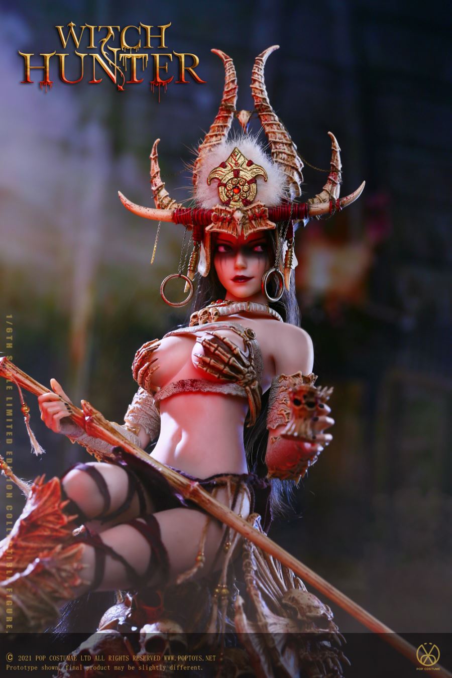 WH002 Bloody Shaman Aphaia Black Shaman 1/6