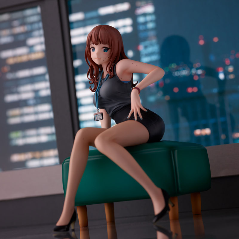 Doushima Illustration Hokuro no Ooi Senpai OL-san