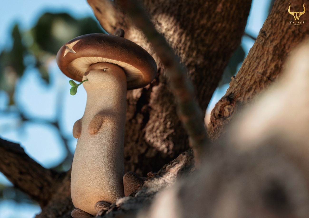 Wild Vegetable Wizard - Shiitake Mushroom Weasel