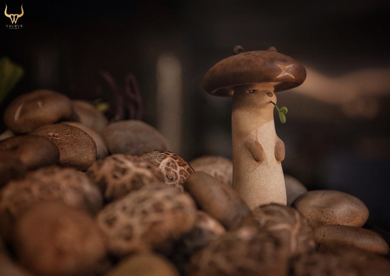 Wild Vegetable Wizard - Shiitake Mushroom Weasel