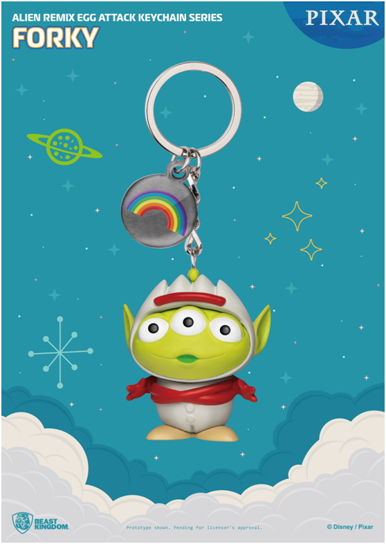 Toy Story-Three - Eyed Boy Dress Up Party Egg Strike Doll Series Key Ring