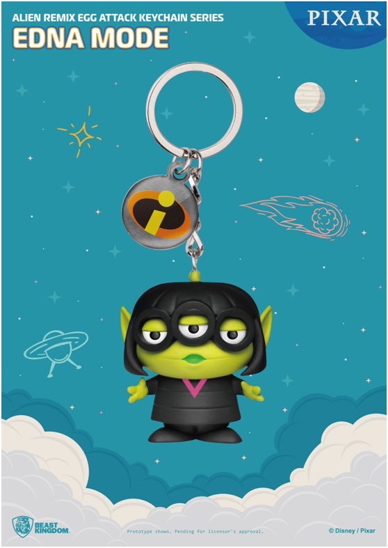 Toy Story-Three - Eyed Boy Dress Up Party Egg Strike Doll Series Key Ring