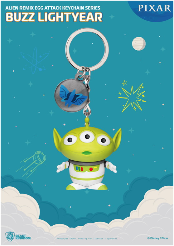 Toy Story-Three - Eyed Boy Dress Up Party Egg Strike Doll Series Key Ring