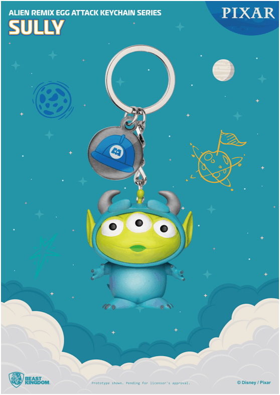 Toy Story-Three - Eyed Boy Dress Up Party Egg Strike Doll Series Key Ring