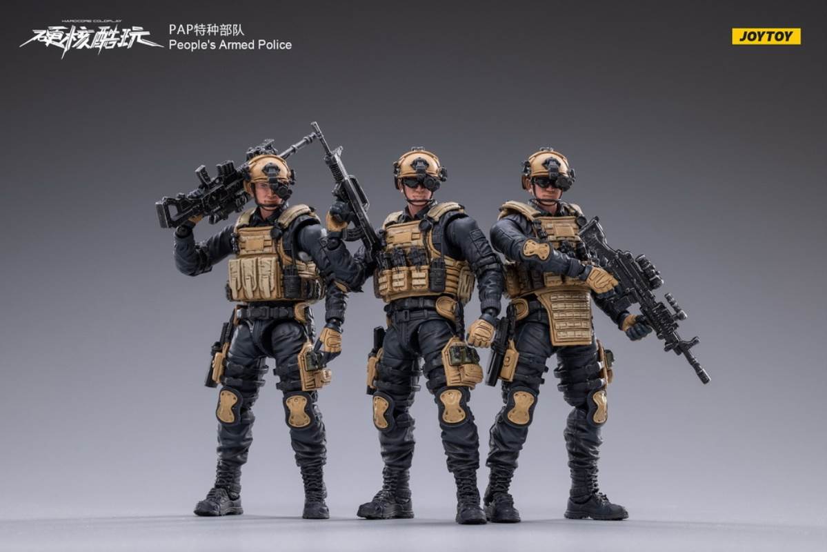 PAP Special Forces - Sniper/Fireman/Assaultman 1/18