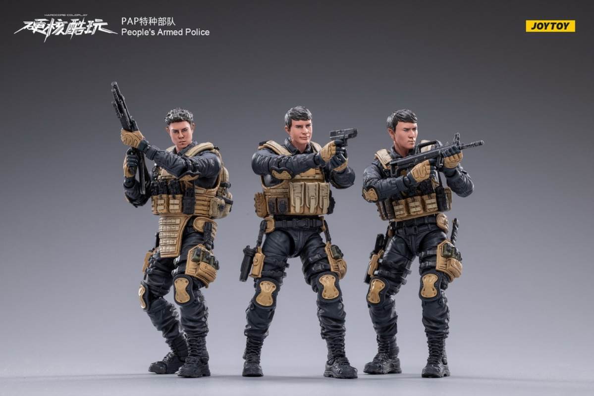 PAP Special Forces - Sniper/Fireman/Assaultman 1/18