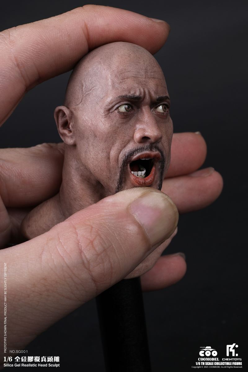 SILICA GEL REALISTIC HEAD SCULPT