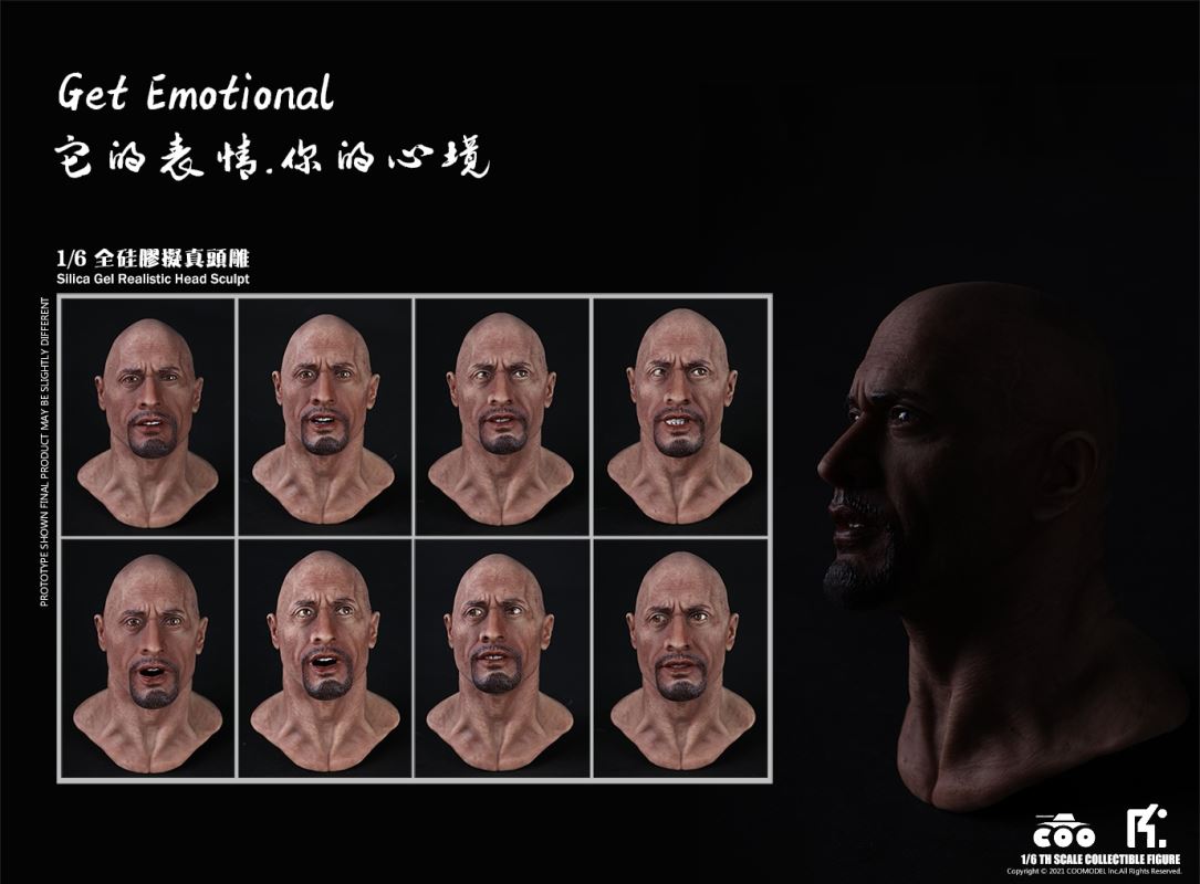 SILICA GEL REALISTIC HEAD SCULPT