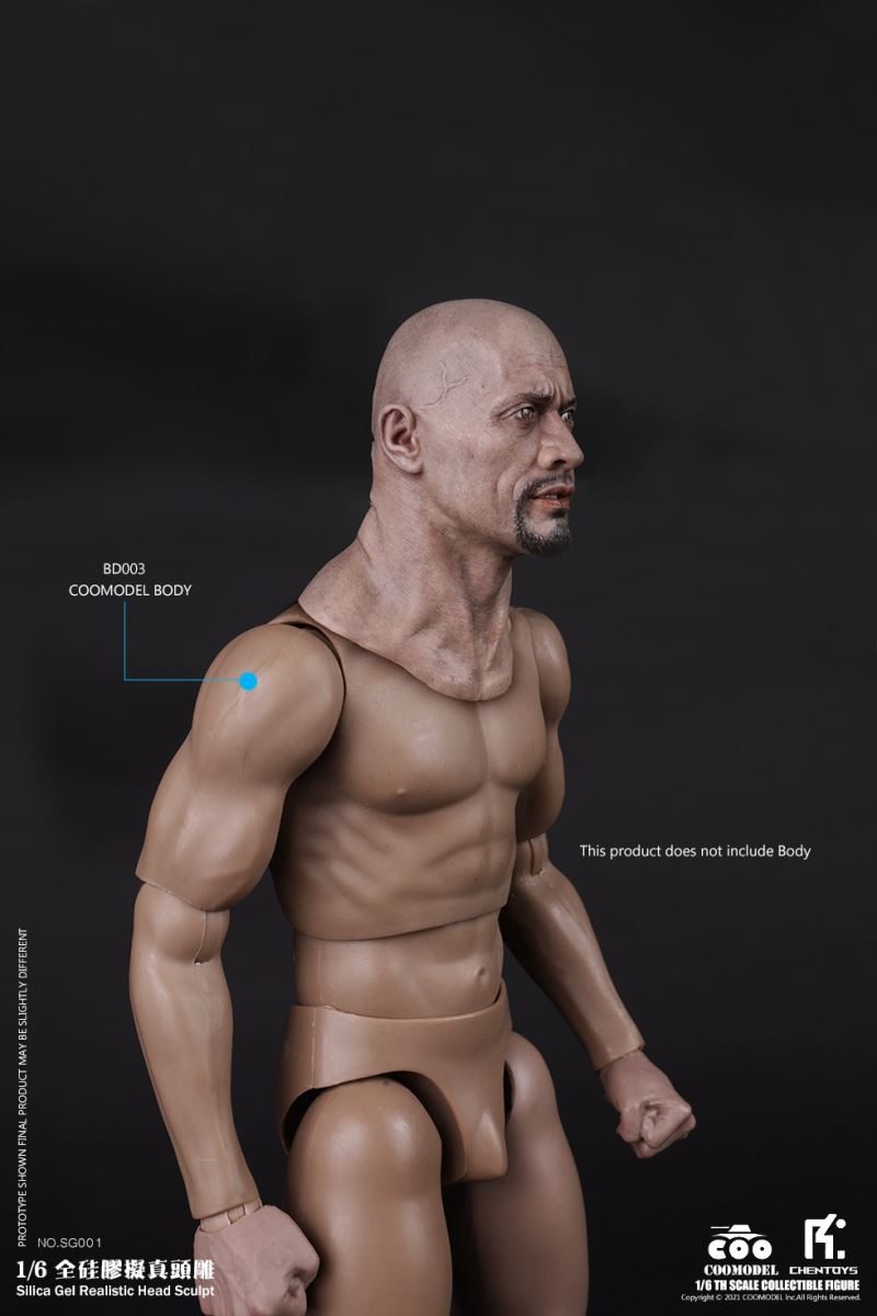 SILICA GEL REALISTIC HEAD SCULPT
