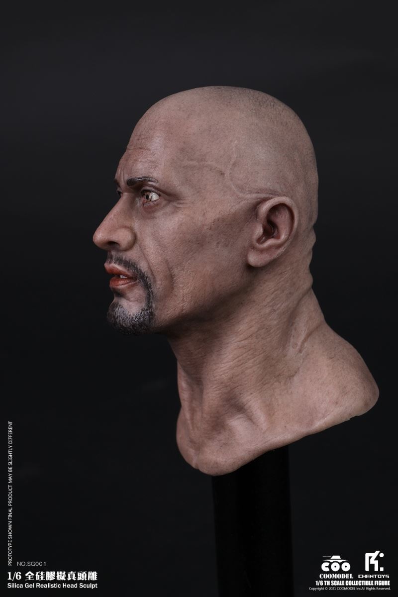 SILICA GEL REALISTIC HEAD SCULPT