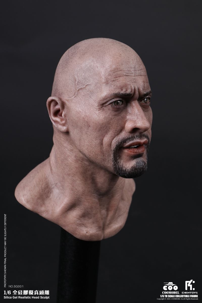 SILICA GEL REALISTIC HEAD SCULPT