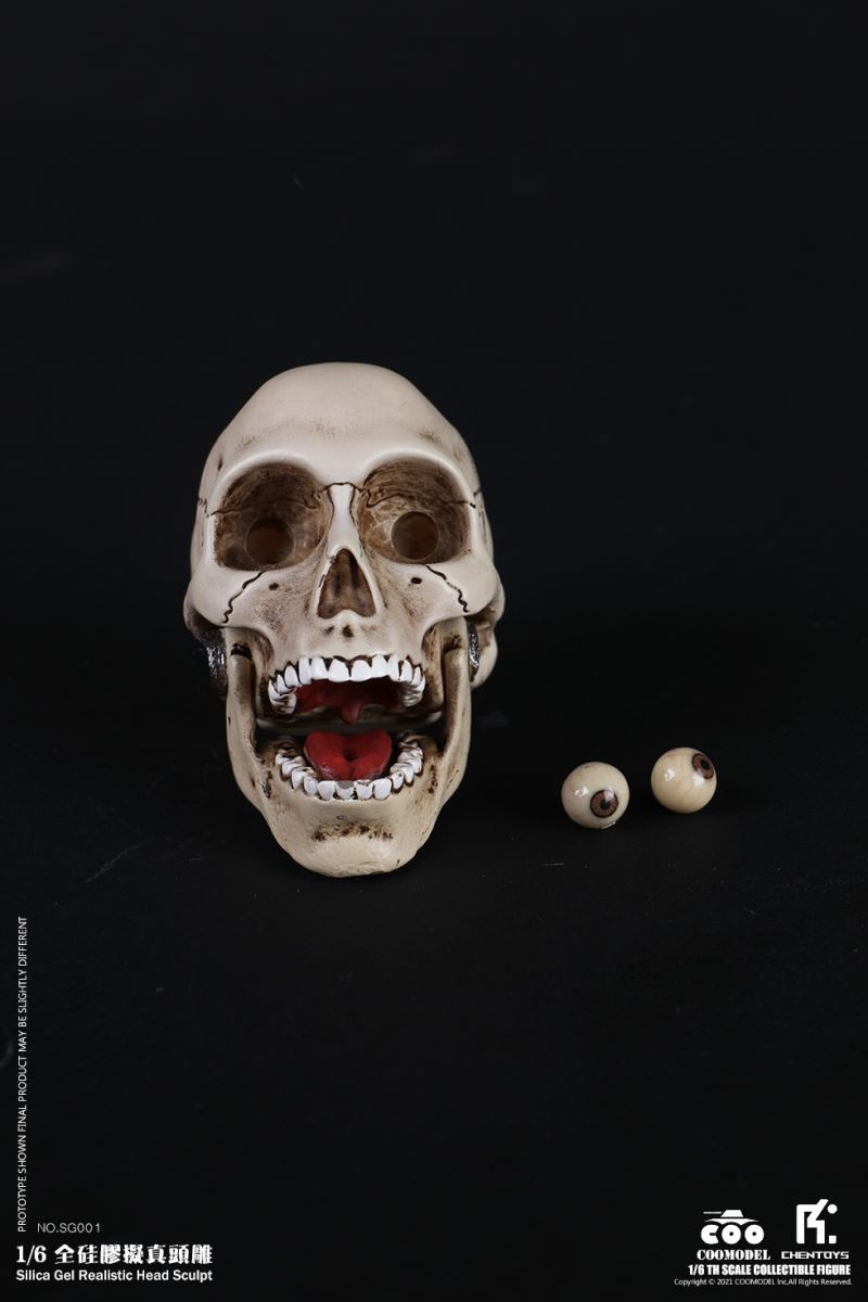SILICA GEL REALISTIC HEAD SCULPT