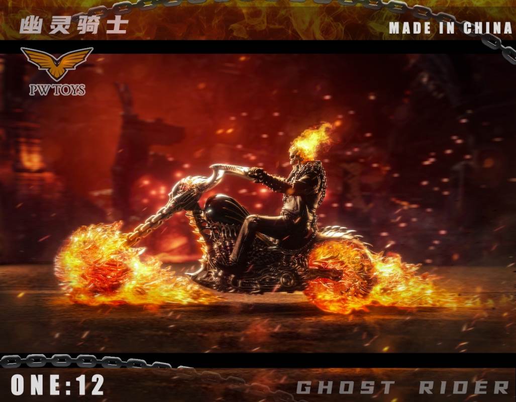 Ghost Rider Hell Bike 1/12
