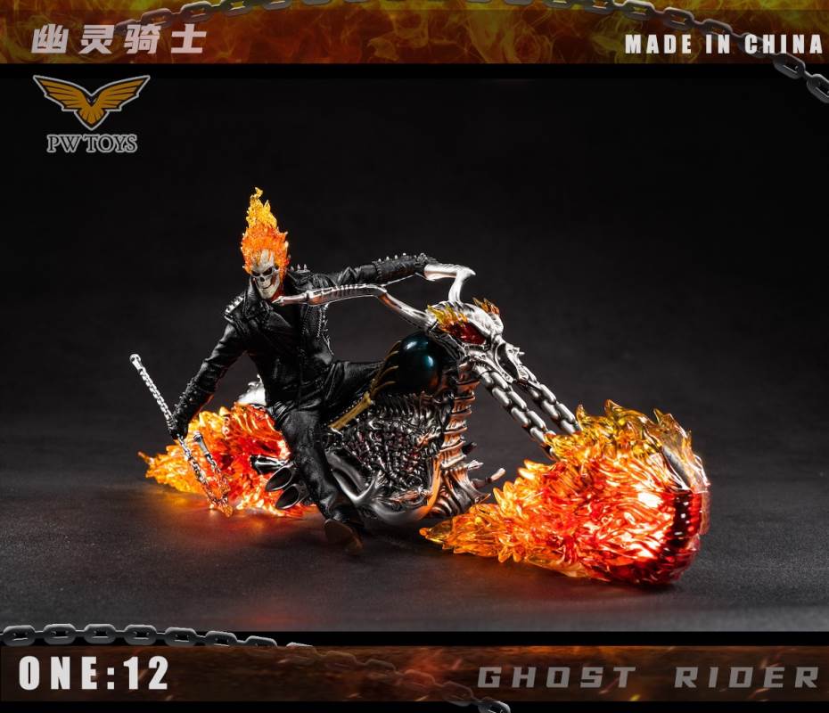 Ghost Rider Hell Bike 1/12