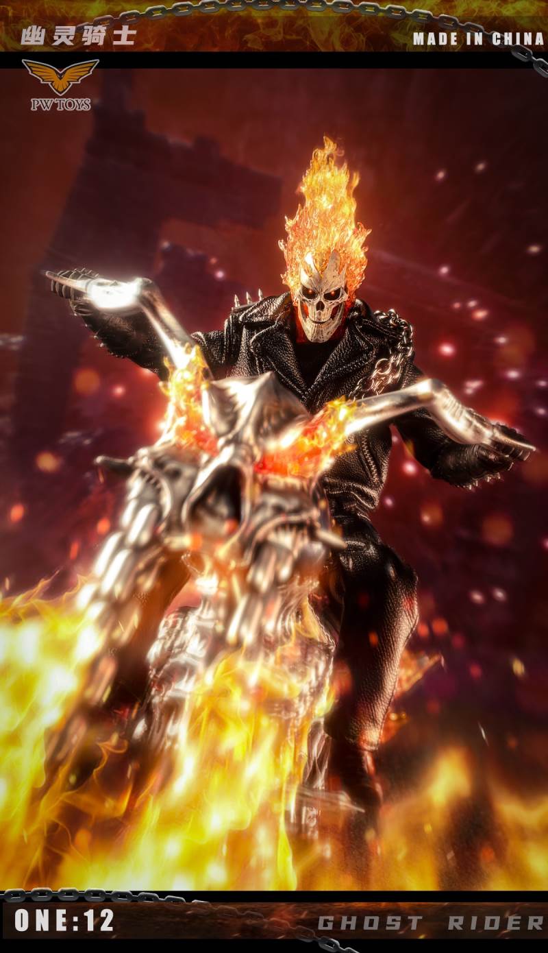 Ghost Rider Hell Bike 1/12