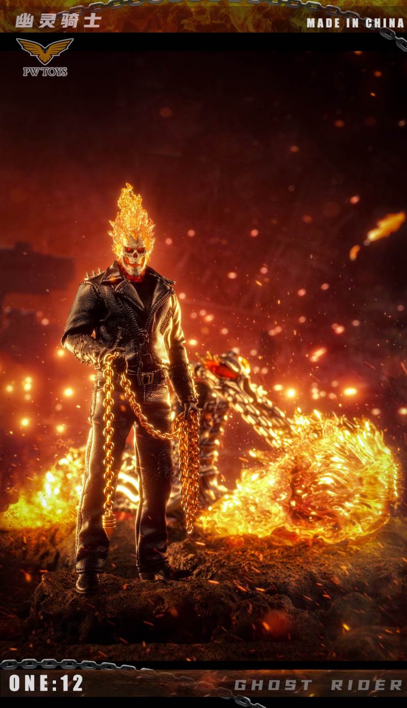 Ghost Rider Hell Bike 1/12