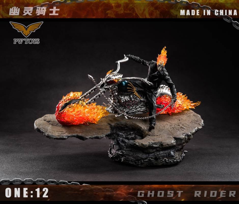 Ghost Rider Hell Bike 1/12
