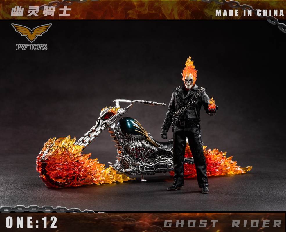 Ghost Rider Hell Bike 1/12