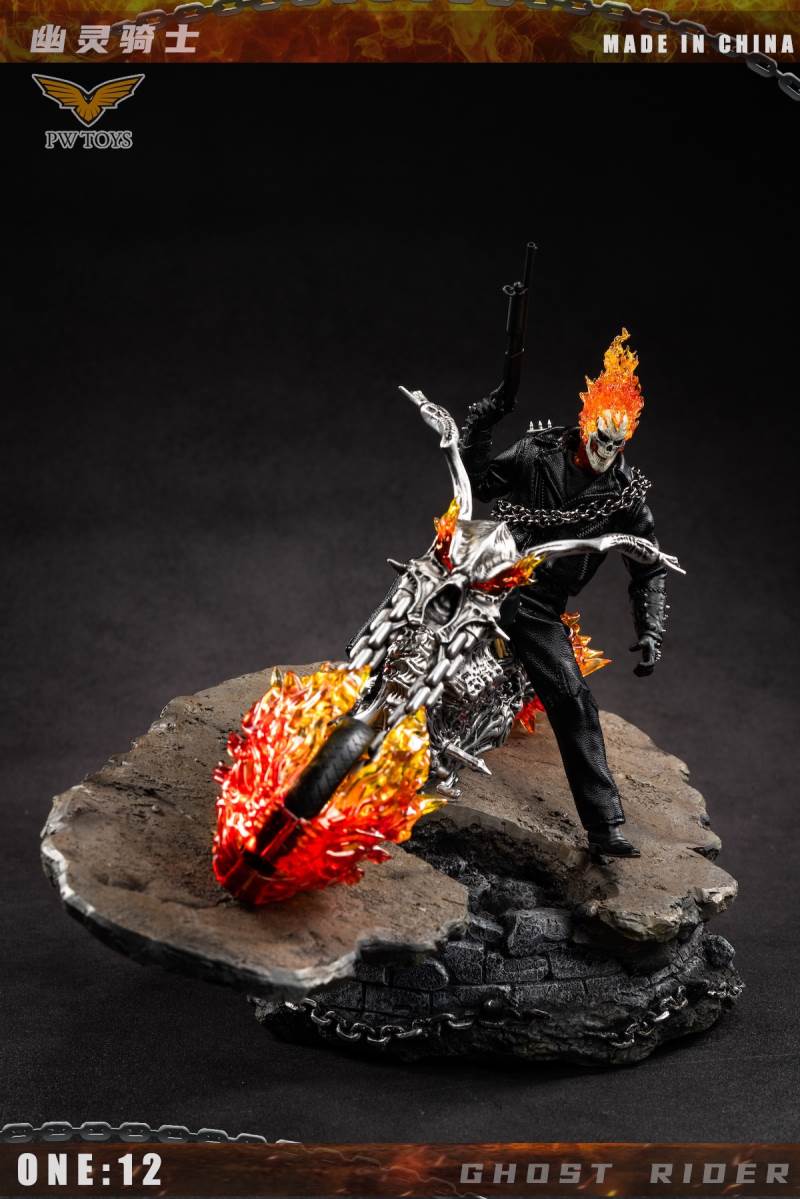 Ghost Rider Hell Bike 1/12