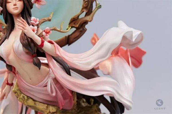 Original sculpture Flower Language Peach Blossom