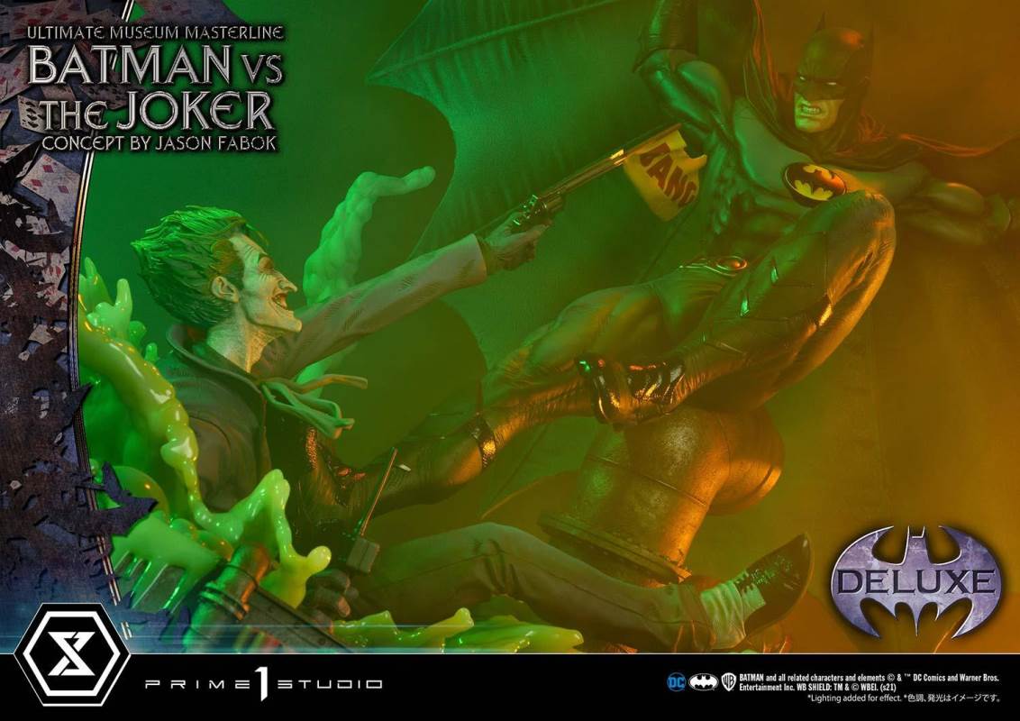 Batman (Comics) Batman Versus The Joker (Concept By Jason Fabok)Deluxe Bonus Version