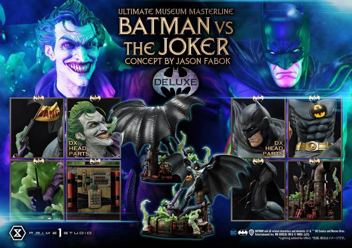 Batman (Comics) Batman Versus The Joker (Concept By Jason Fabok)Deluxe Bonus Version