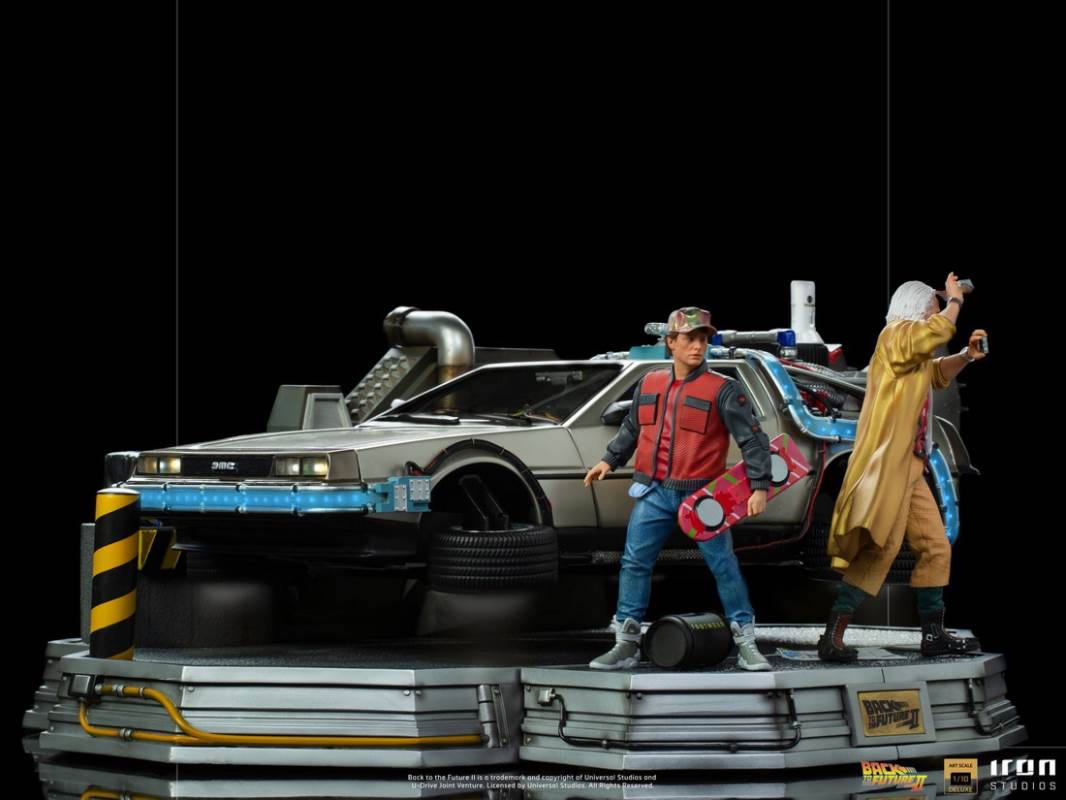 DeLorean Full Set Deluxe - Back to the Future Part II - Art Scale 1/10