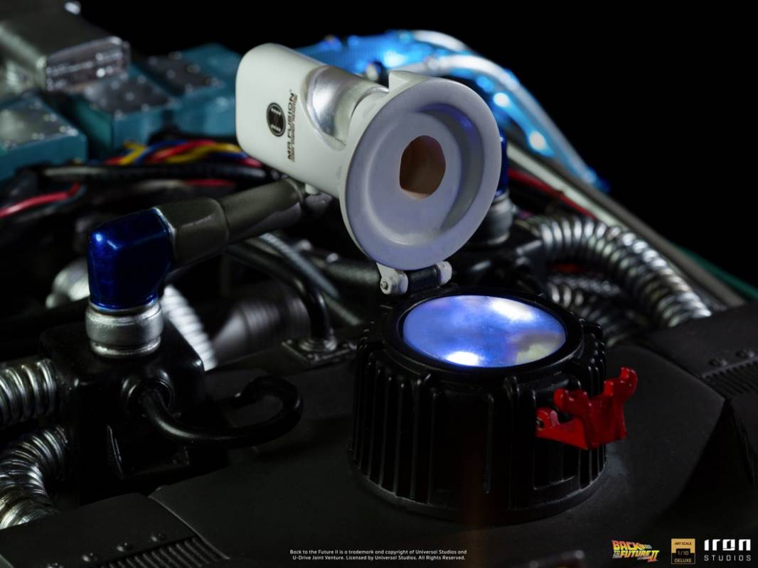 DeLorean Full Set Deluxe - Back to the Future Part II - Art Scale 1/10