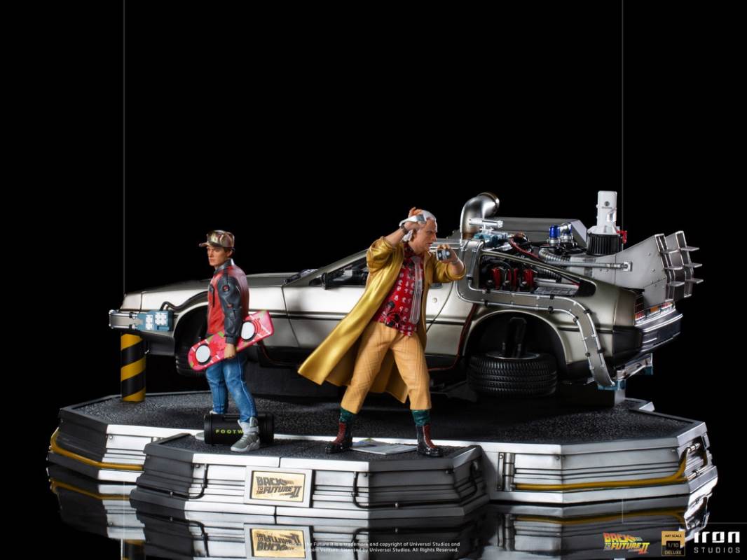 DeLorean Full Set Deluxe - Back to the Future Part II - Art Scale 1/10