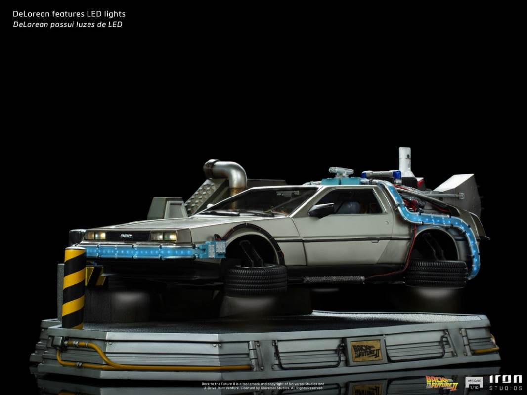 DeLorean Full Set Deluxe - Back to the Future Part II - Art Scale 1/10