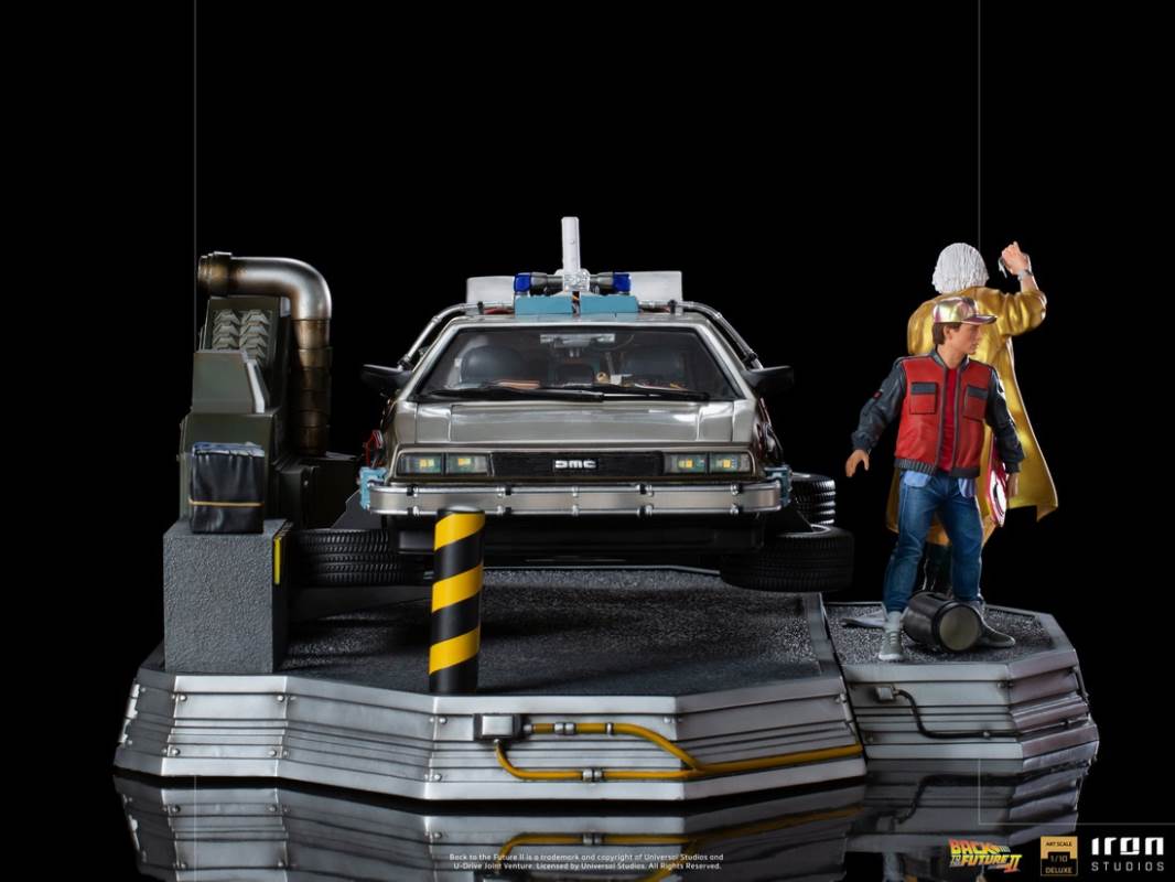 DeLorean Full Set Deluxe - Back to the Future Part II - Art Scale 1/10