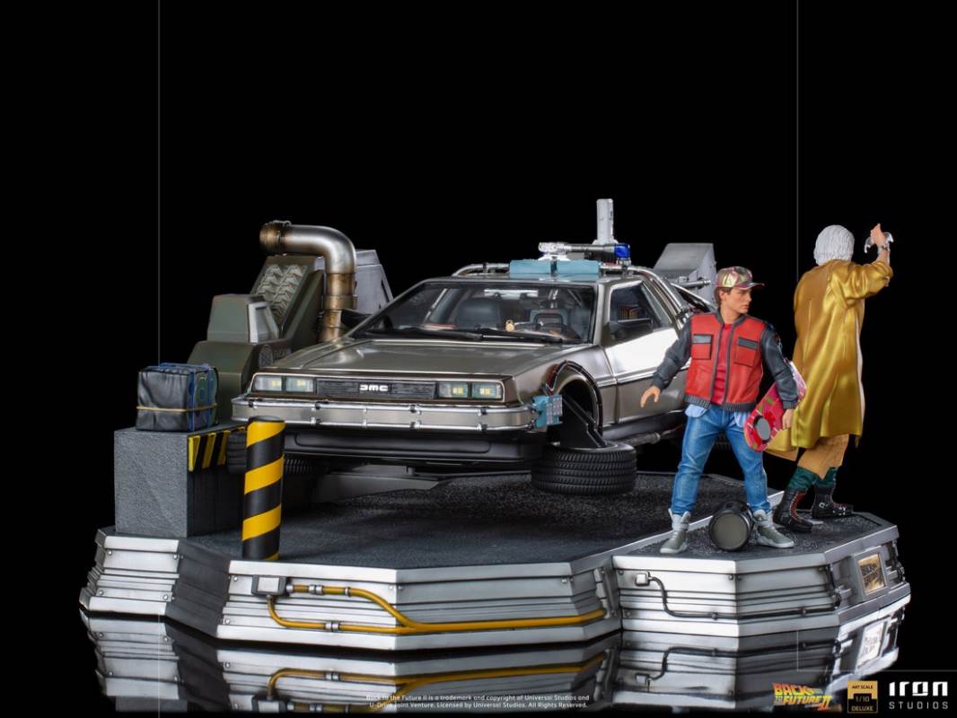 DeLorean Full Set Deluxe - Back to the Future Part II - Art Scale 1/10
