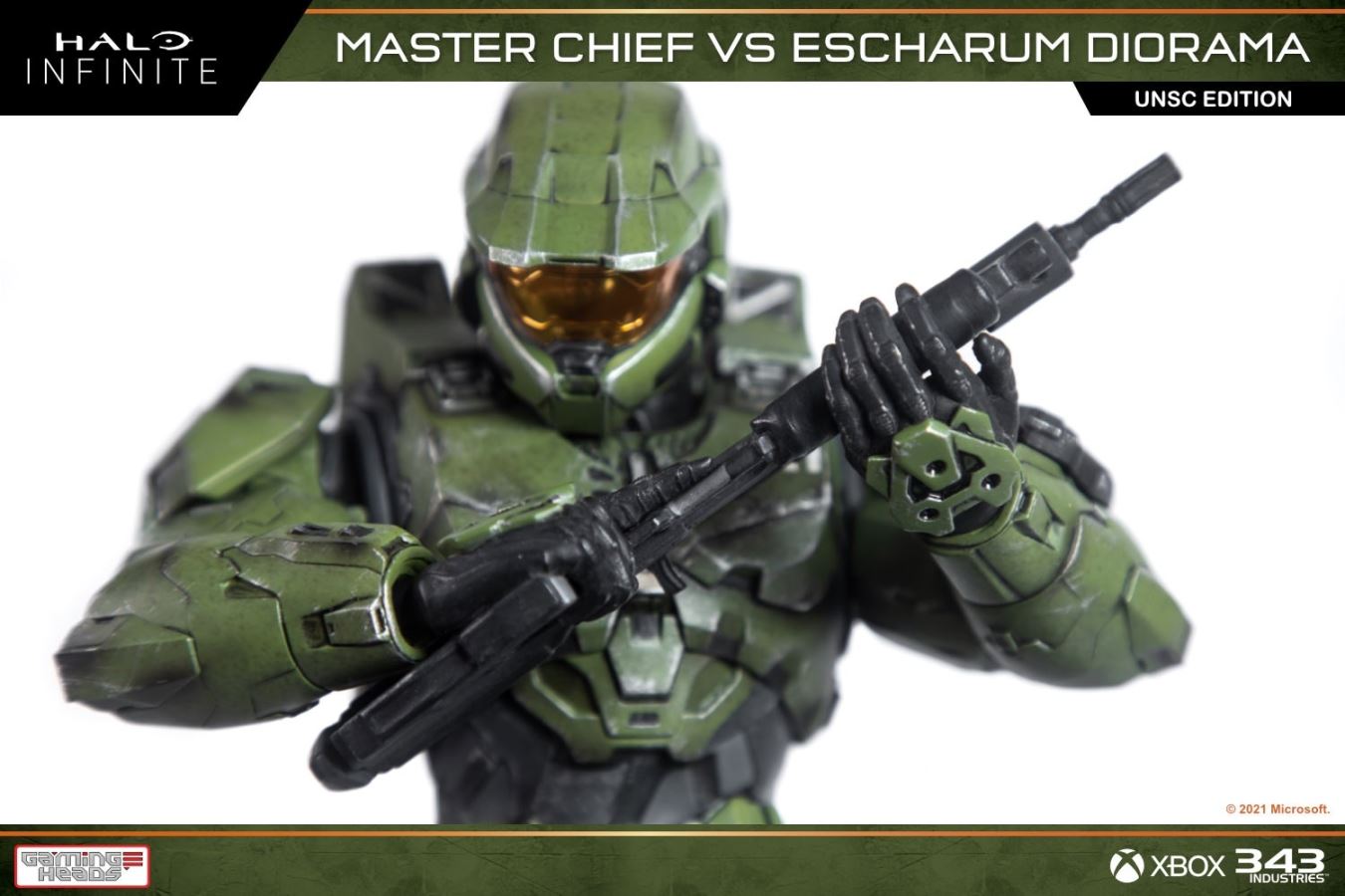 Halo: Infinite Master Chief vs. Escharum diorama