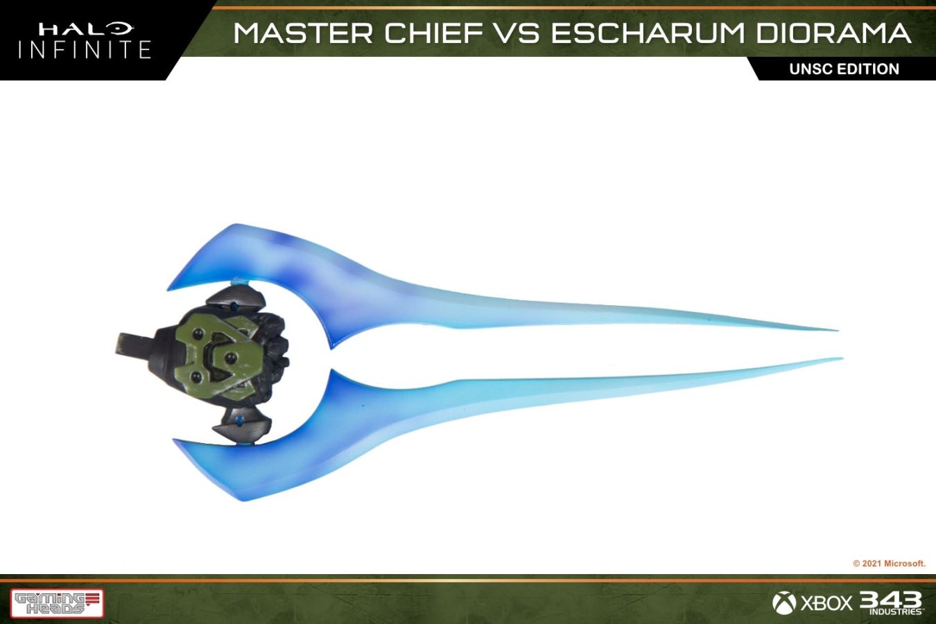 Halo: Infinite Master Chief vs. Escharum diorama