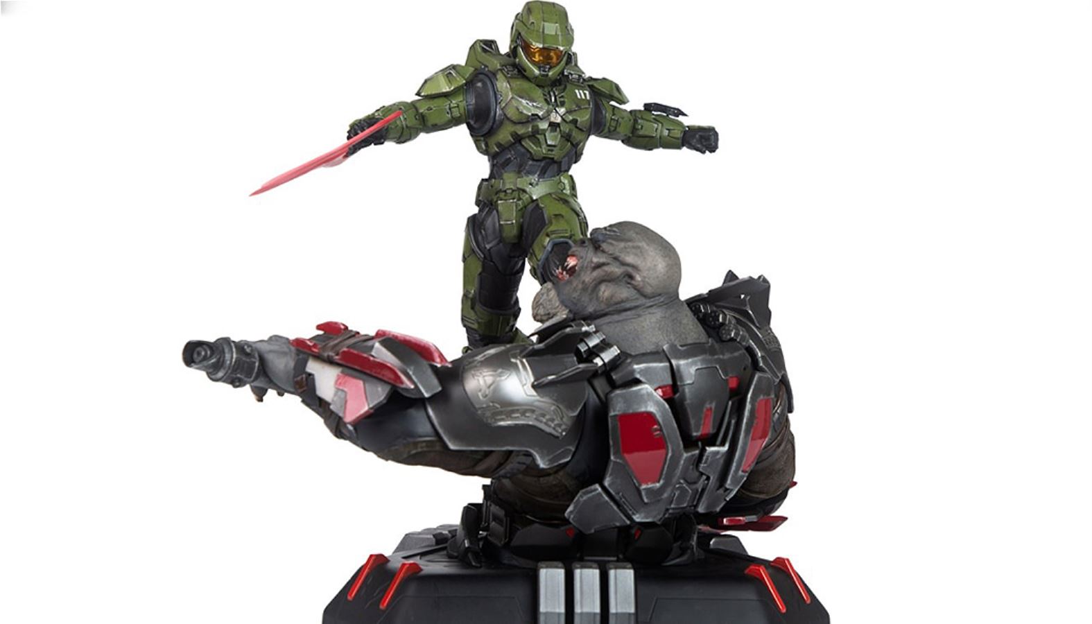 Halo: Infinite Master Chief vs. Escharum diorama