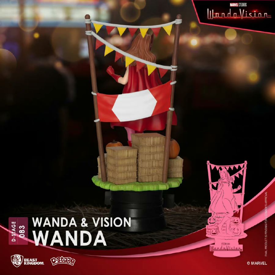 Avengers: Endgame Wanda and Vision & Rocky Panorama Statue
