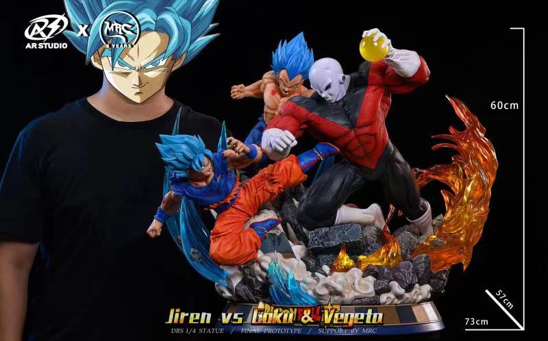 Jiren vs Goku & Vegeta