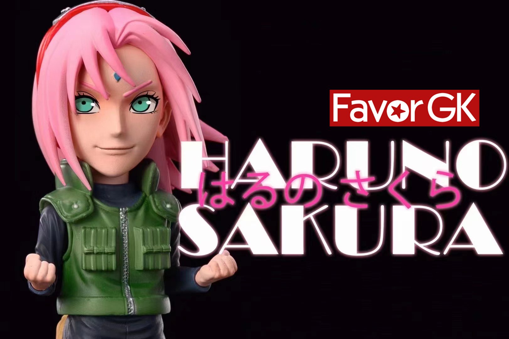 Uzumaki Naruto, Uchiha Sasuke & Haruno Sakura - Naruto Resin Statue