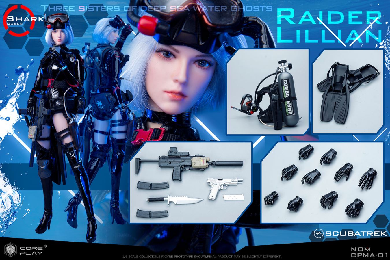 Deep Sea Ghost Three Sisters Assault Sister Lilian 1/6