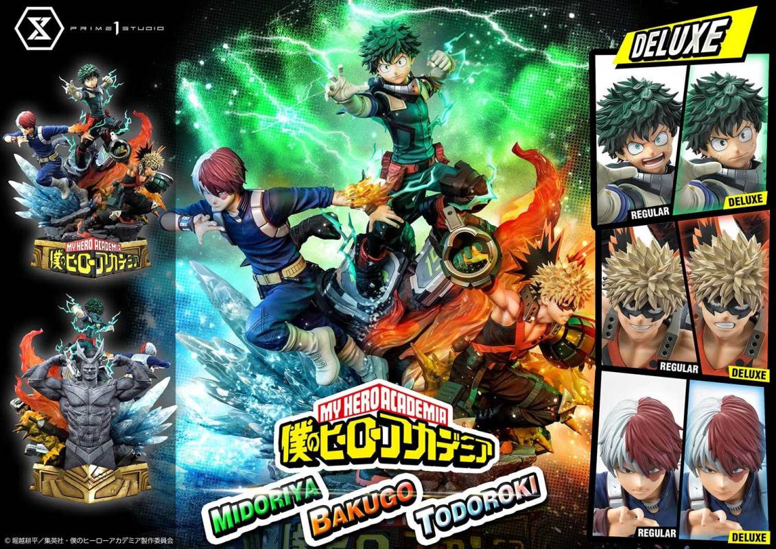 My Hero Academia Midoriya, Bakugo & Todoroki DX