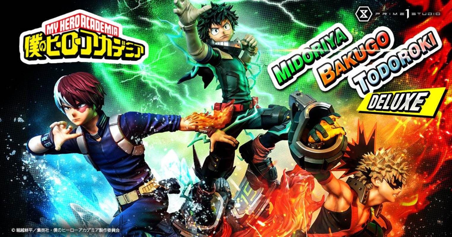 My Hero Academia Midoriya, Bakugo & Todoroki DX