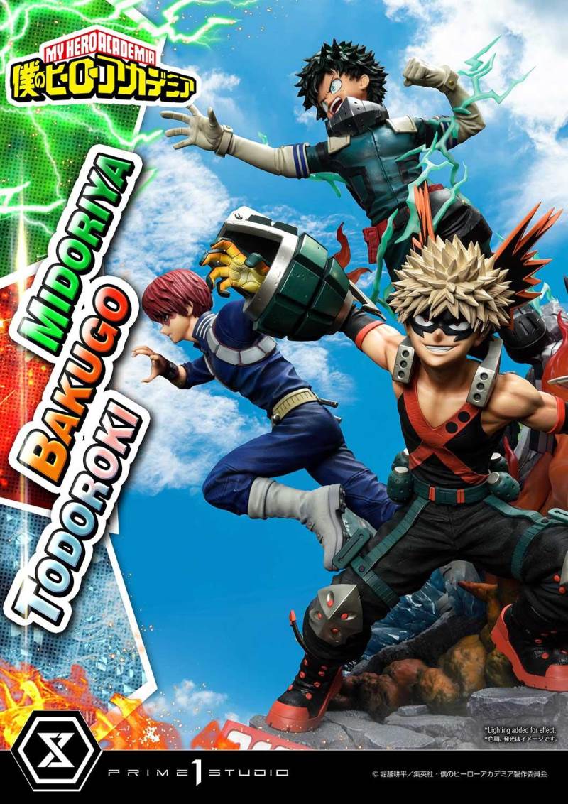 My Hero Academia Midoriya, Bakugo & Todoroki