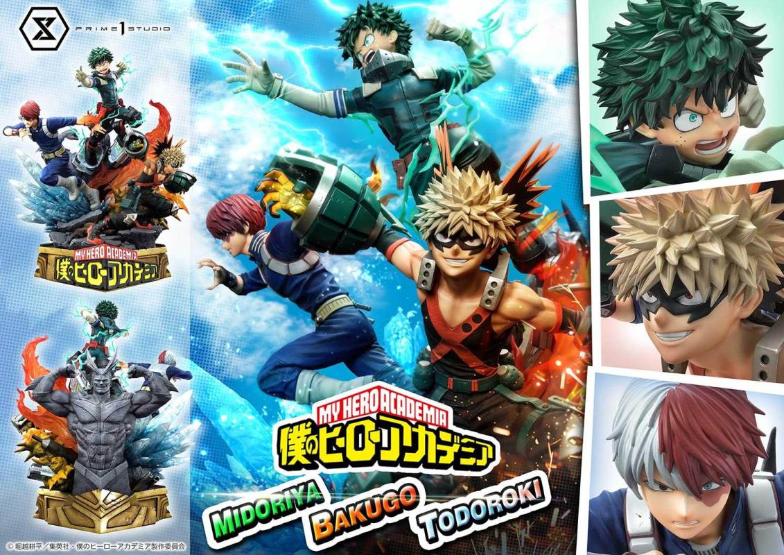 My Hero Academia Midoriya, Bakugo & Todoroki