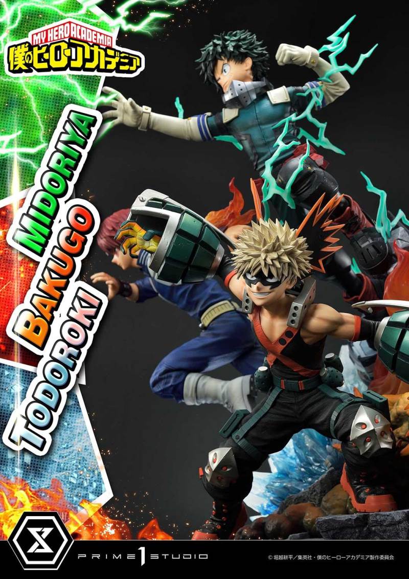 My Hero Academia Midoriya, Bakugo & Todoroki