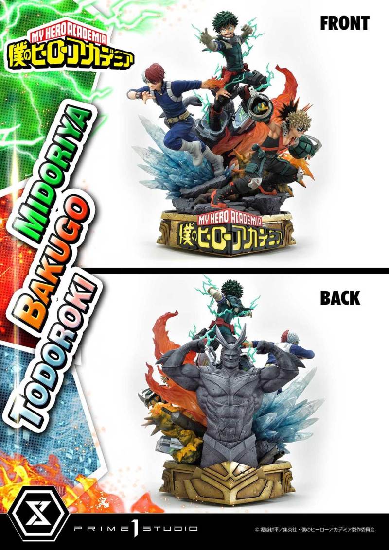 My Hero Academia Midoriya, Bakugo & Todoroki