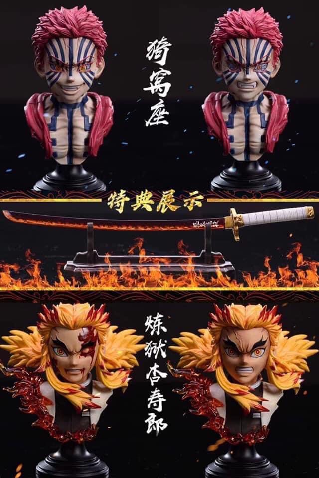 rengoku Kyoujurou VS Akaza With LED 1/6